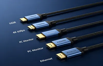 Five Types 4K HDMI Cables Five Types 4K HDMI Cables