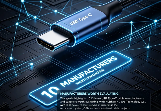 Top 10 USB Type C Cable Manufacturers in China