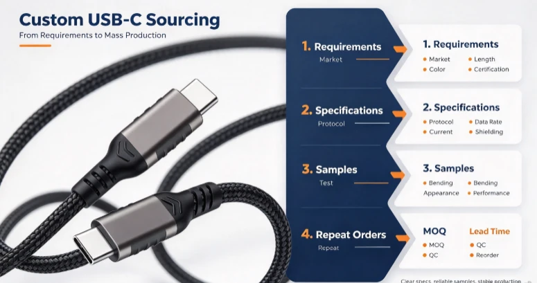 How to Source Custom USB-C Cables from China